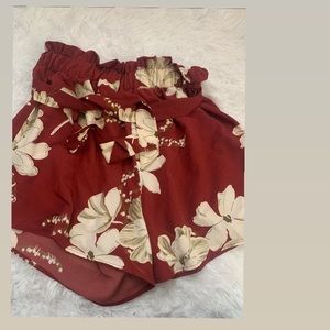 Shein Floral Shorts
